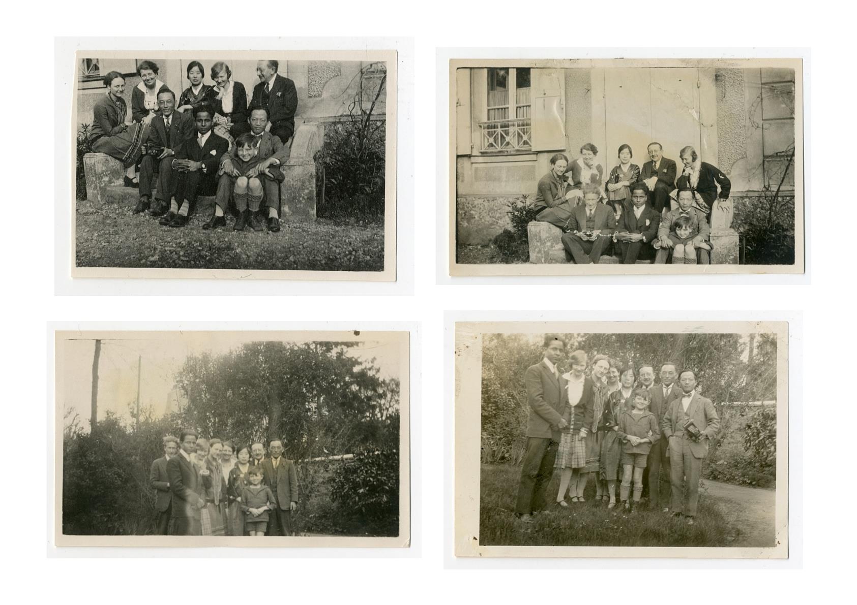 나혜석과 샬레의 가족 사진